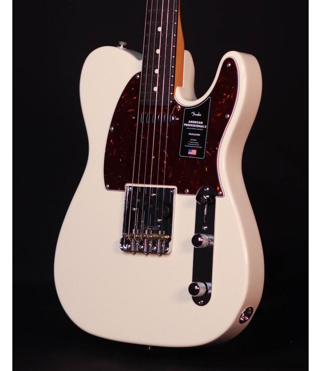 Fender American Professional II Telecaster, Rosewood FB, Olympic White