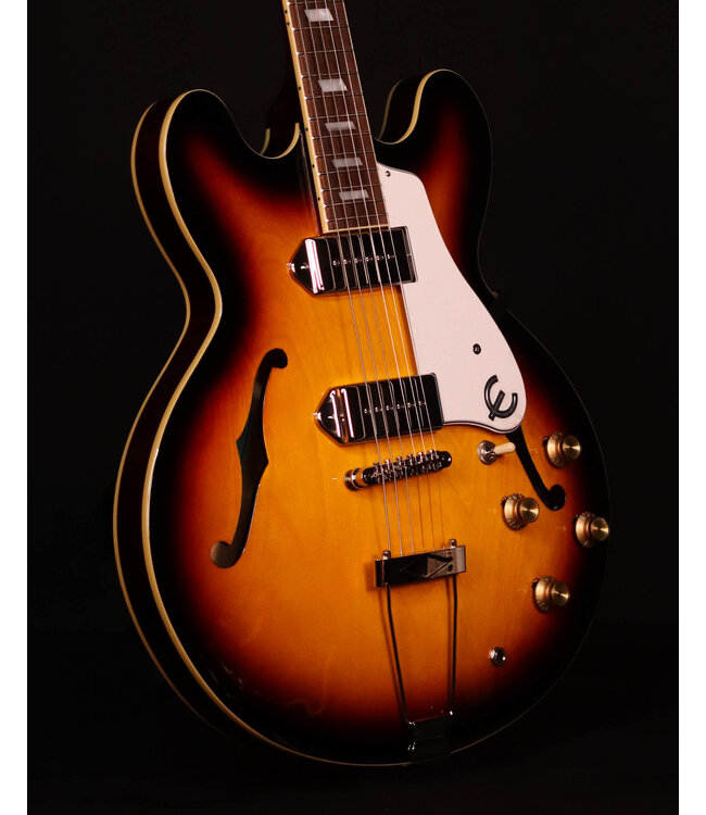 Epiphone Casino Semi-Hollowbody, Vintage Sunburst, Includes Premium Gig Bag