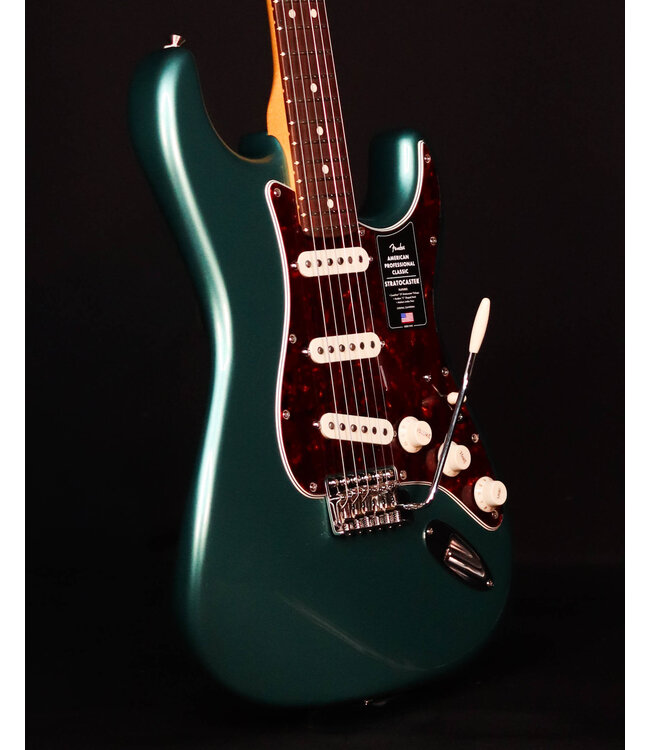 Fender American Pro Classic Stratocaster, Rosewood FB, Faded Sherwood Green Metallic