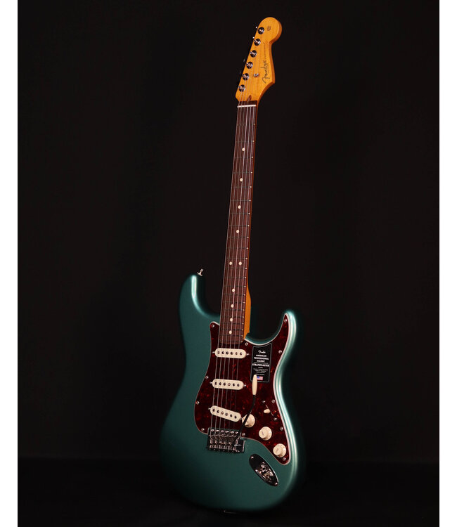 Fender American Pro Classic Stratocaster, Rosewood FB, Faded Sherwood Green Metallic