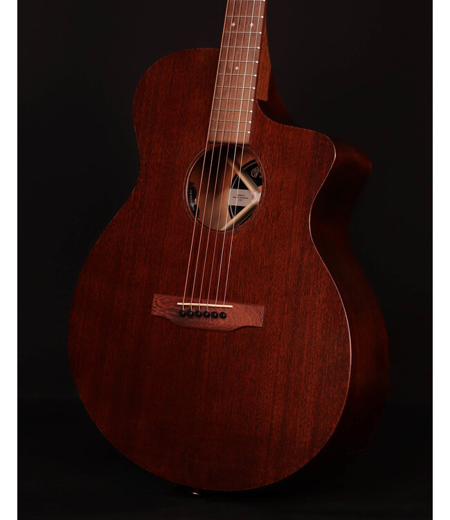 Martin SC-10E Modern Sapele, Satin, Sapele/Sap, Martin E1 Pickup, Bag Included