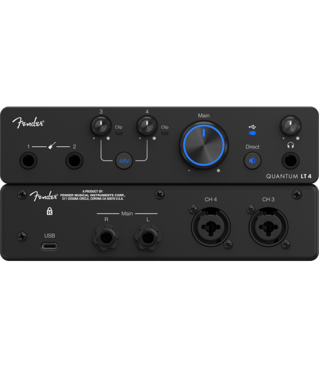 Fender Quantum LT 4 USB-C Audio Interface