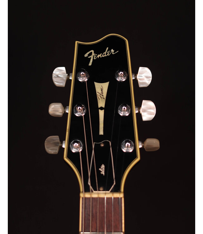 Fender Flame Elite, Black, with Hard Shell Case SN 41203187 - USED