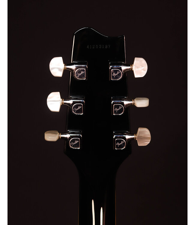 Fender Flame Elite, Black, with Hard Shell Case SN 41203187 - USED