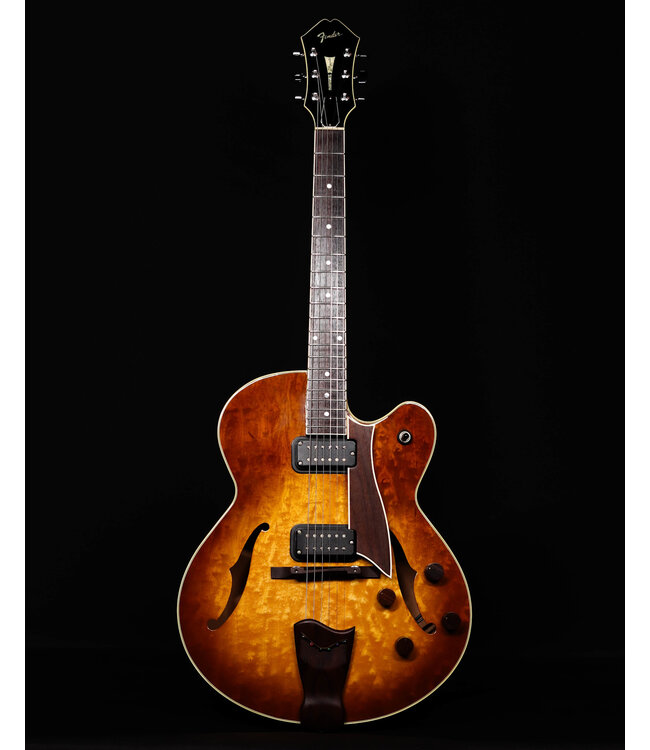 Fender Designed by D'Aquisto Hollow Body Guitar, w/ Hard Shell Case - USED