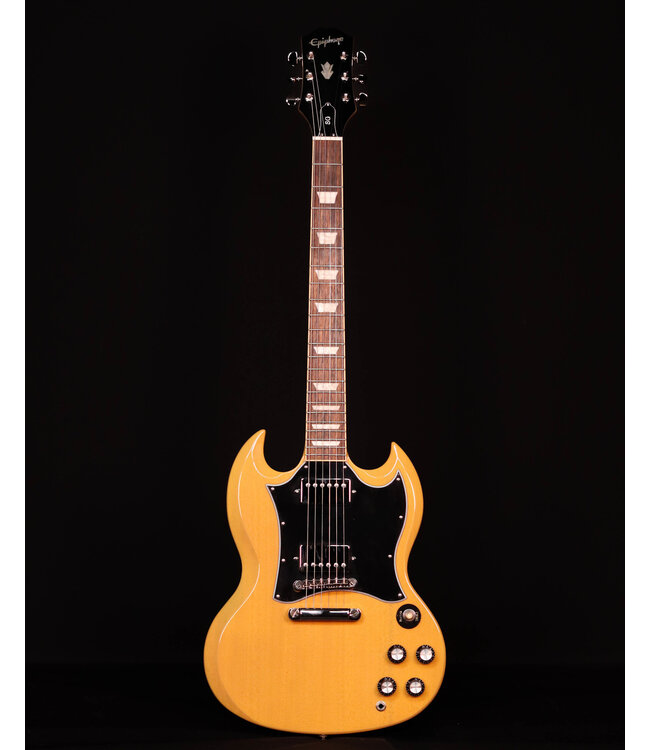 Epiphone SG Standard, TV Yellow (Premium Gig Bag Included)