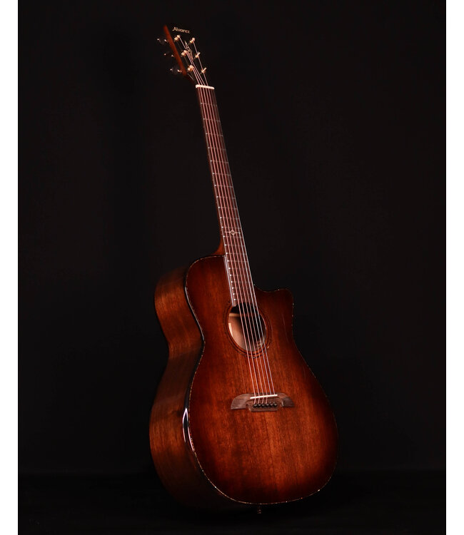 Alvarez MGA77 Acoustic Guitar with Deluxe Gig Bag, Shadowburst - USED