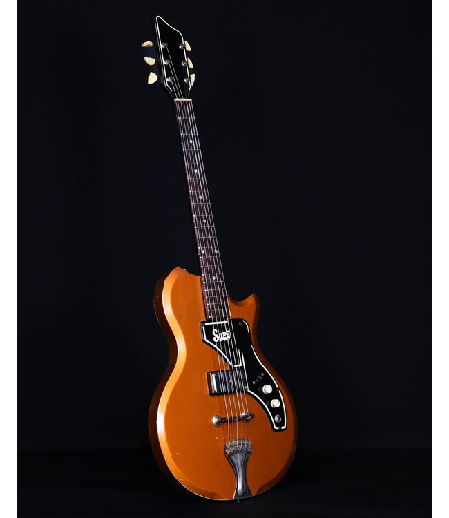 Supro Kingston Orange, w/ Original Hard Shell Case, 1961 - USED