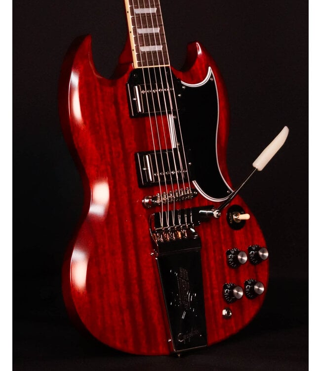 Epiphone 1964 SG Standard with Maestro Vibrola Reissue, Cherry Red