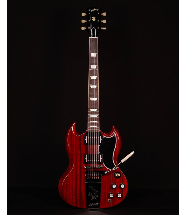 Epiphone 1964 SG Standard with Maestro Vibrola Reissue, Cherry Red