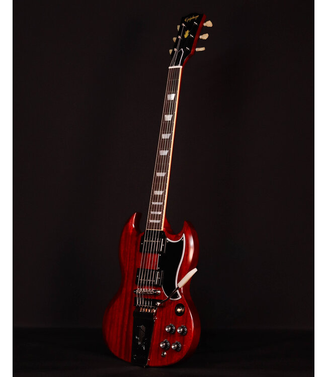 Epiphone 1964 SG Standard with Maestro Vibrola Reissue, Cherry Red