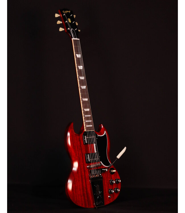 Epiphone 1964 SG Standard with Maestro Vibrola Reissue, Cherry Red