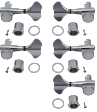 Gotoh Gotoh Bass Guitar Tuners - GB707, Compact for Bass, Chrome, 2+3