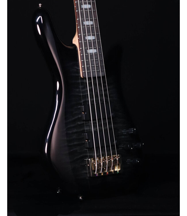 Spector Icon NS-5 Bolt-On 5-String Electric Bass, Black Stain Gloss