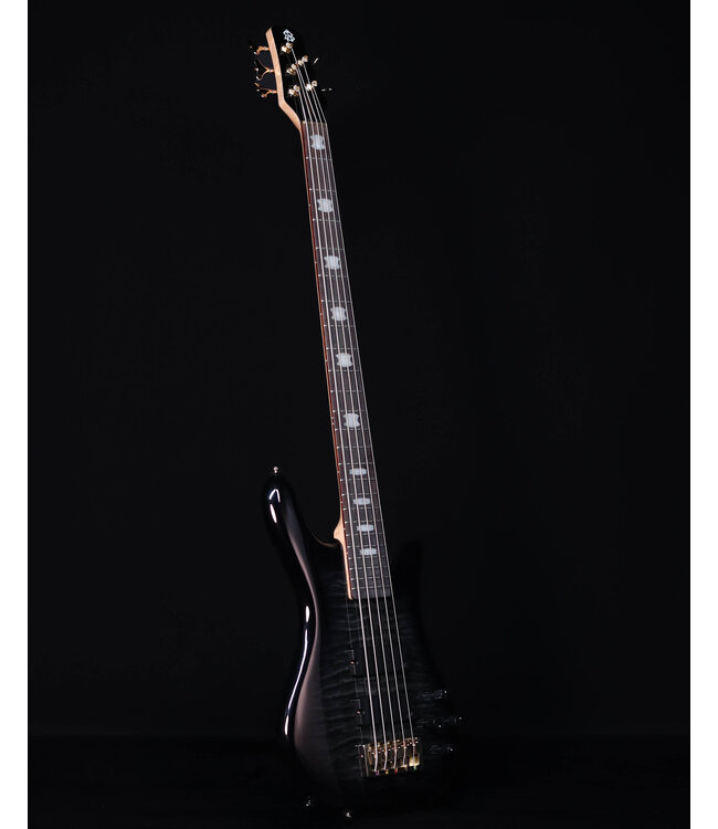 Spector Icon NS-5 Bolt-On 5-String Electric Bass, Black Stain Gloss