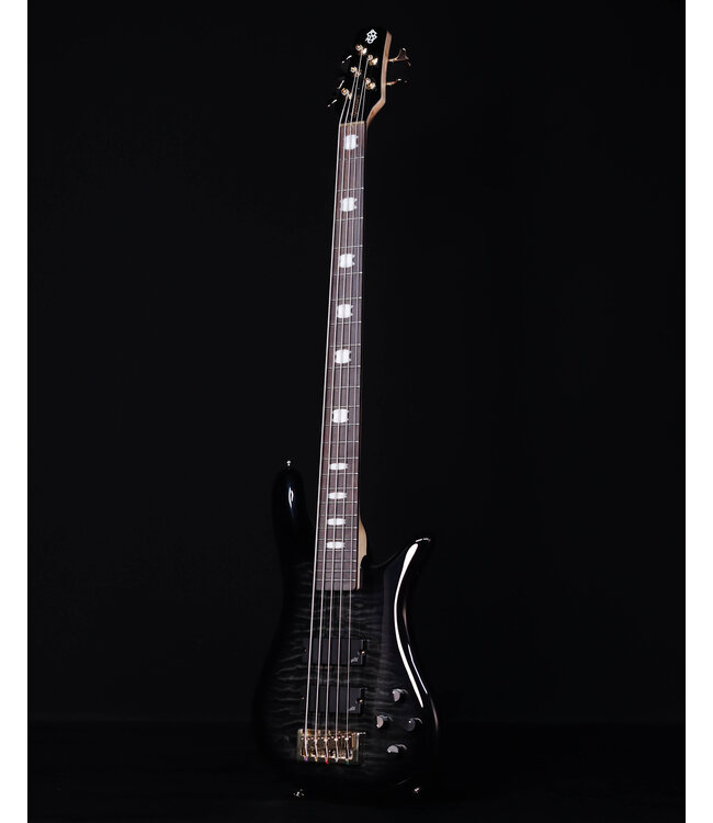 Spector Icon NS-5 Bolt-On 5-String Electric Bass, Black Stain Gloss
