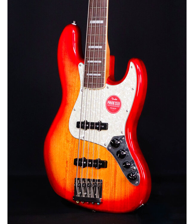 Squier Classic Vibe Active 70s Jazz Bass V, Laurel FB, Sienna Sunburst