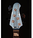 Lakland Skyline  DJ-4 Darryl Jones Bass Guitar, Lake Placid Blue - USED