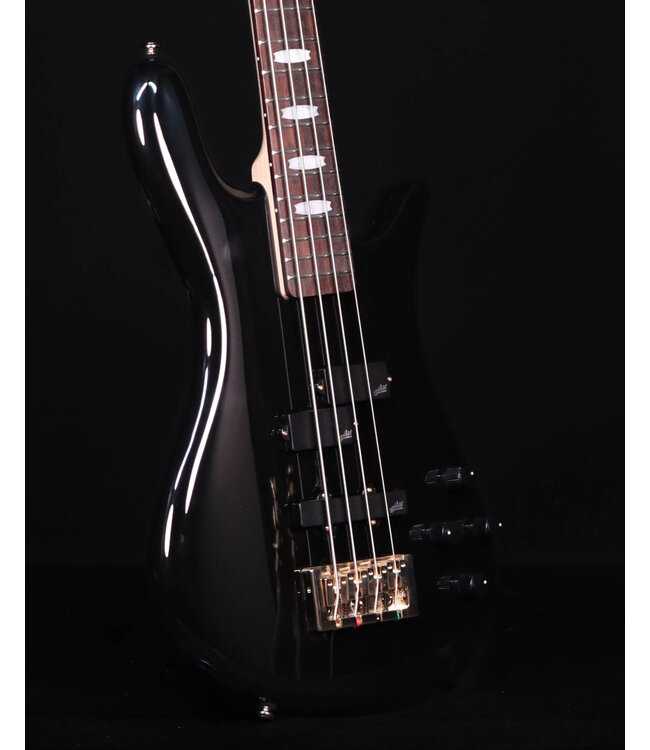 Spector Icon NS-2 Bolt-On 4-String Electric Bass, Black Gloss