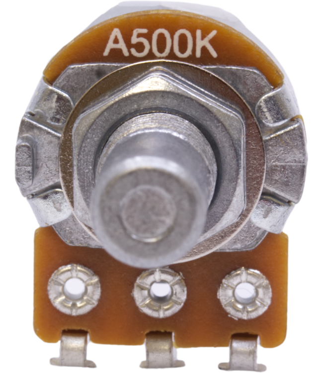 Alpha Audio 500k Solid Shaft Audio Potentiometer, 16mm
