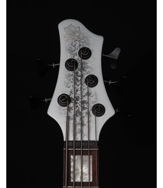 Ibanez Limited BTB25TH5 5-String Bass, Silver Blizzard Matte