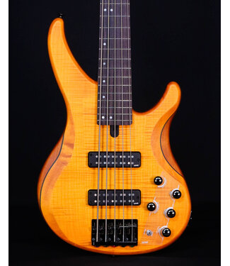 Yamaha Yamaha TRBX605FM 5-String Electric Bass Guitar, Matte Amber