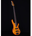 Yamaha TRBX605FM 5-String Electric Bass Guitar, Matte Amber