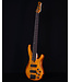 Yamaha TRBX605FM 5-String Electric Bass Guitar, Matte Amber