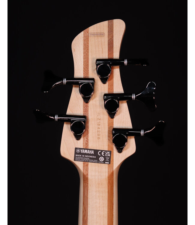 Yamaha TRBX605FM 5-String Electric Bass Guitar, Matte Amber