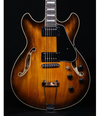 Ibanez Ibanez AS7328 Hollow Body Baritone Electric, Tobacco Brown