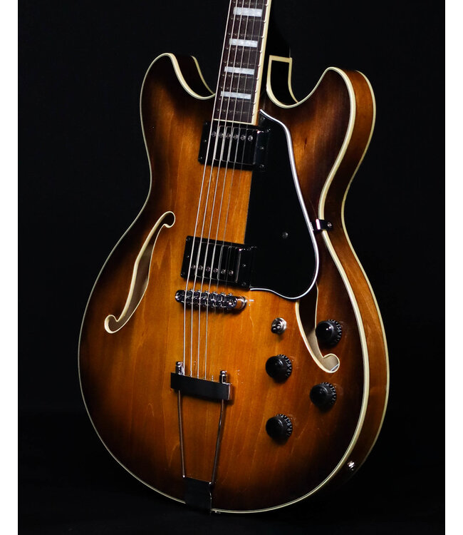 Ibanez AS7328 Hollow Body Baritone Electric, Tobacco Brown
