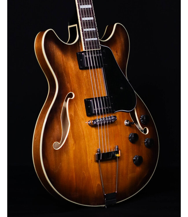 Ibanez AS7328 Hollow Body Baritone Electric, Tobacco Brown