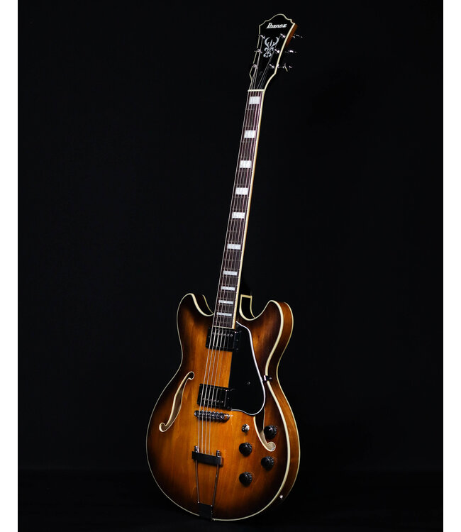 Ibanez AS7328 Hollow Body Baritone Electric, Tobacco Brown