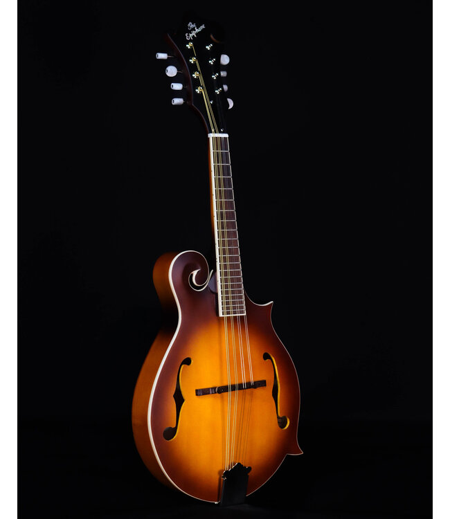 Epiphone F-5 Studio Mandolin with Premium Gig Bag, Vintage Sunburst Satin