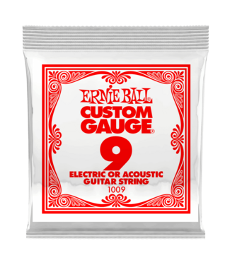 Ernie Ball Ernie Ball Single .009 Single Plain Steel String