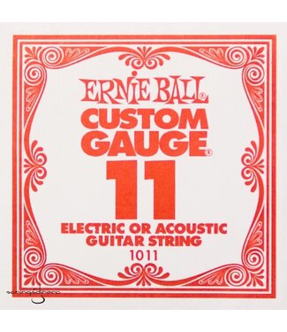 Ernie Ball Ernie Ball Single .011 Plain Steel String