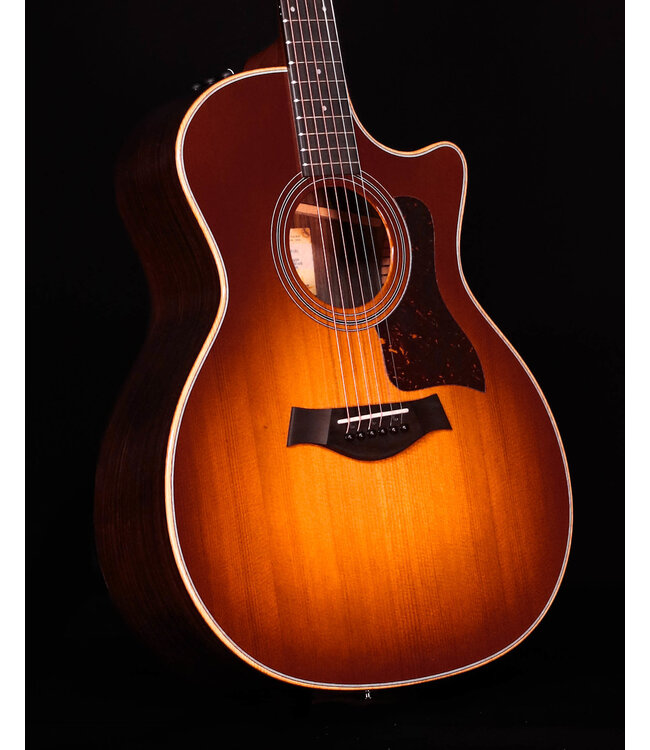 Taylor 414ce Studio Acoustic Electric Guitar, Honey Sunburst Collection
