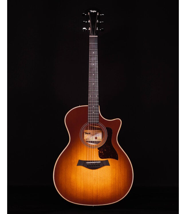 Taylor 414ce Studio Acoustic Electric Guitar, Honey Sunburst Collection