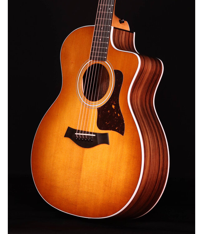 Taylor 214ce Acoustic Electric Guitar, Honey Sunburst Collection