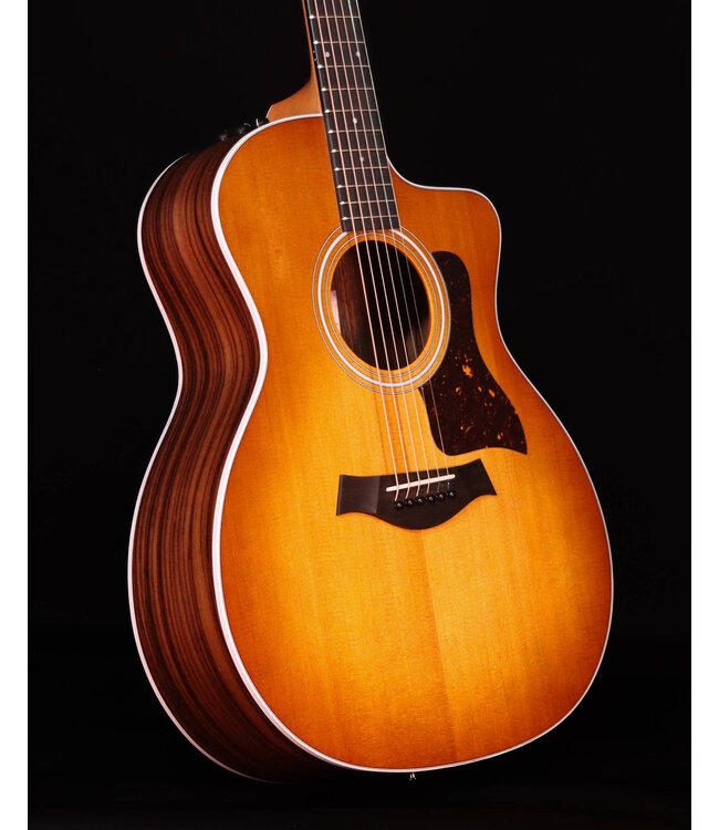Taylor 214ce Acoustic Electric Guitar, Honey Sunburst Collection