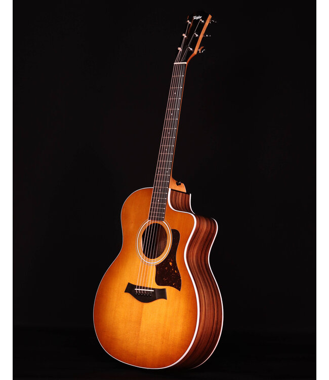 Taylor 214ce Acoustic Electric Guitar, Honey Sunburst Collection