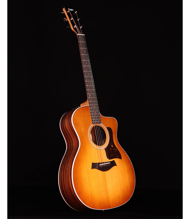 Taylor 214ce Acoustic Electric Guitar, Honey Sunburst Collection