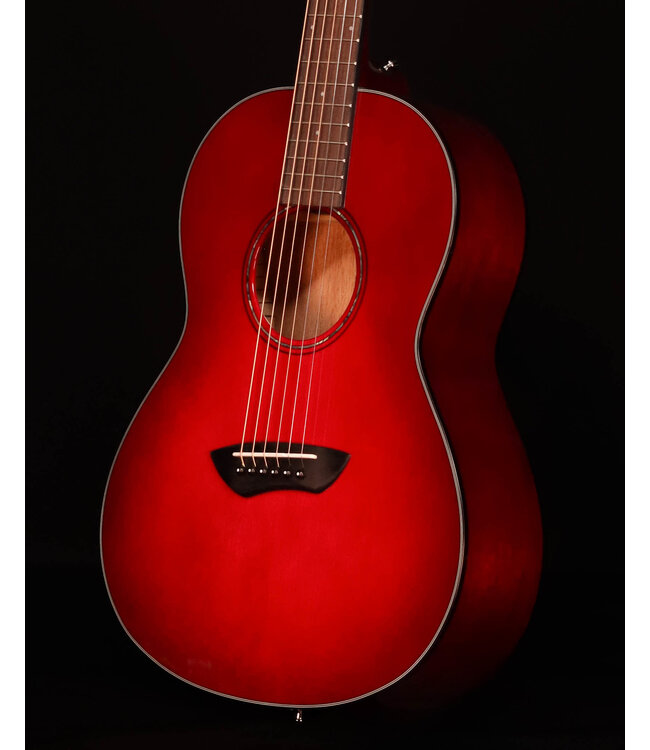 Yamaha CSF1M Parlor Size Acoustic Electric, Crimson Red Burst