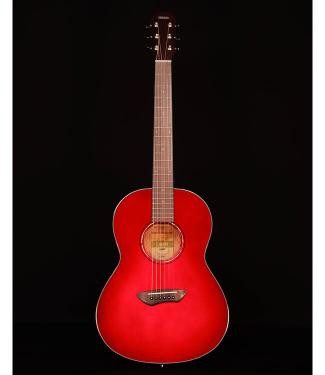 Yamaha CSF1M Parlor Size Acoustic Electric, Crimson Red Burst