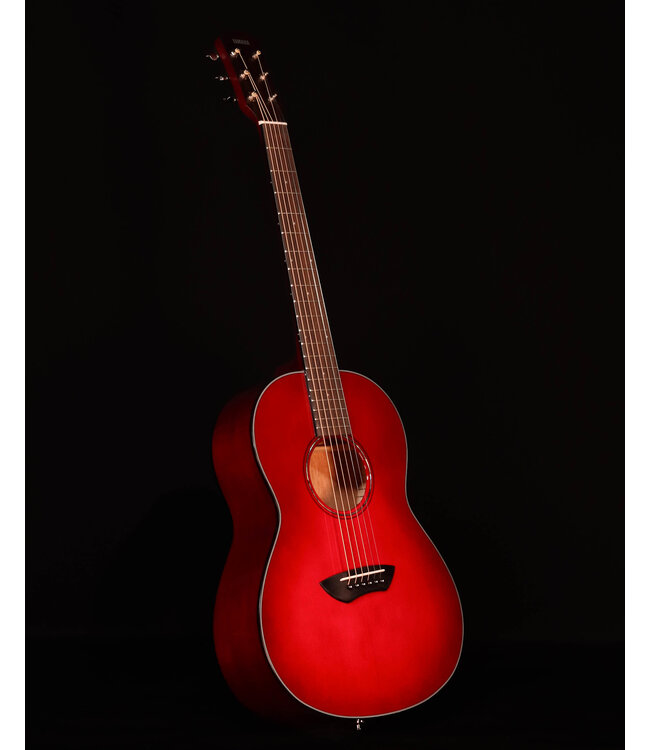 Yamaha CSF1M Parlor Size Acoustic Electric, Crimson Red Burst