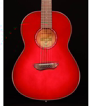 Yamaha Yamaha CSF1M Parlor Size Acoustic Electric, Crimson Red Burst