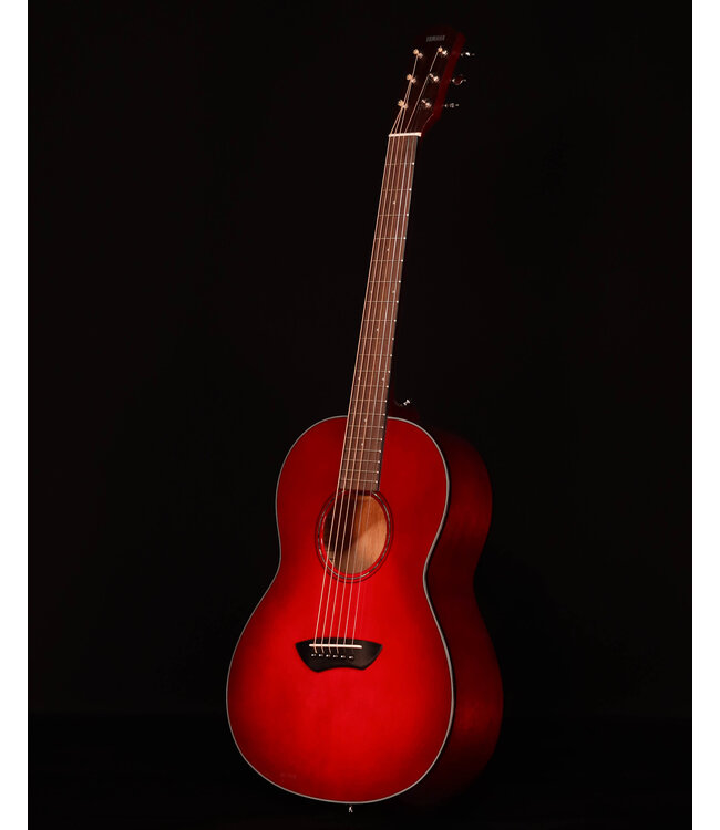 Yamaha CSF1M Parlor Size Acoustic Electric, Crimson Red Burst