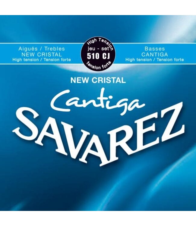 Savarez 510CJ Crystal Cantiga Classical Guitar Strings, High Tension