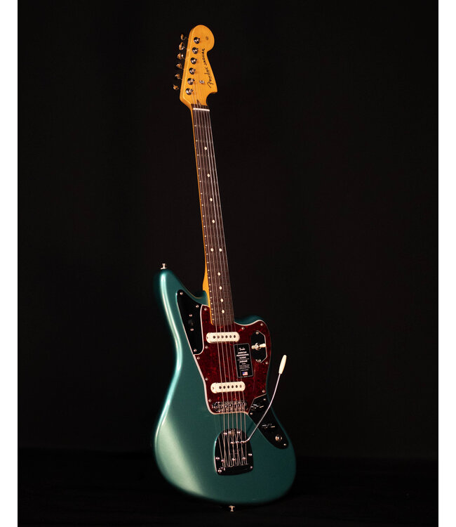 Fender American Professional Classic Jaguar, Rosewood FB, Faded Sherwood Green Metallic