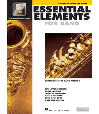 Hal Leonard Essential Elements for Band with Online Resources - Eb Alto Sax Book 1